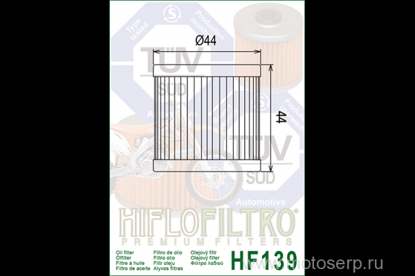 ,  HI FLO HF139 (SF 3011) 57391 JP ()