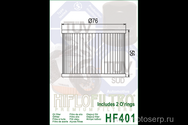 ,  HI FLO HF401 (SF 4004) 63166 JP ()