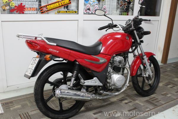  / SYM XS125-K (   -) 125 cc, 4 ,,  5 ,, , ,  18",  3850 ,   ()