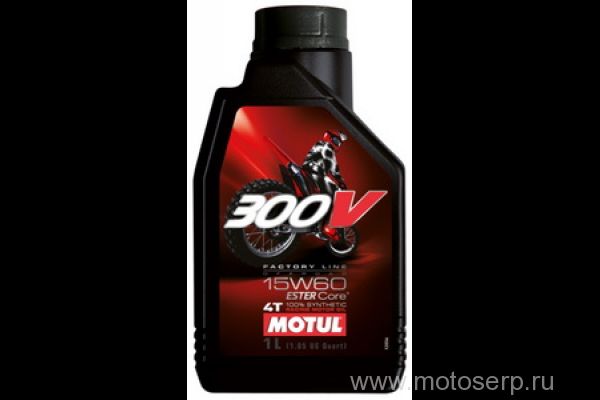  MOTUL 300V 4T OFF ROAD 15W-60 100% Ester, 1 () (MOTUL 104137