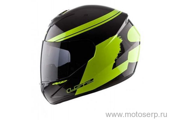    LS2 FF351  FLUO BLACK HI-VIS YELLOW  () (LS2